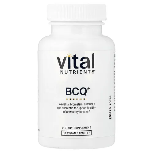 Vital Nutrients, BCQ`` 60 cápsulas veganas