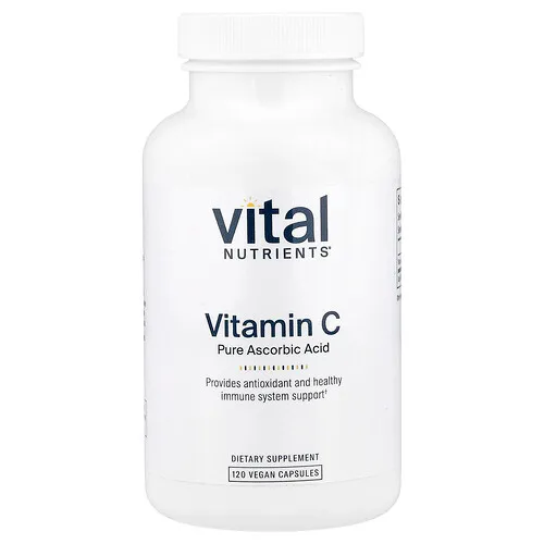 Vital Nutrients, Vitamina C, 2000 mg, 120 cápsulas veganas (1000 mg por cápsula)