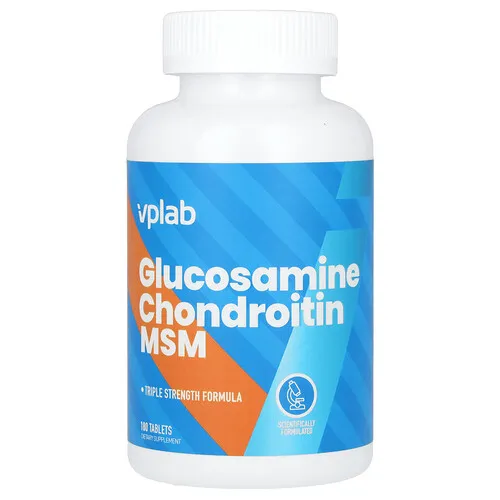 VPLab, Glucosamina, condroitina y MSM, 180 comprimidos