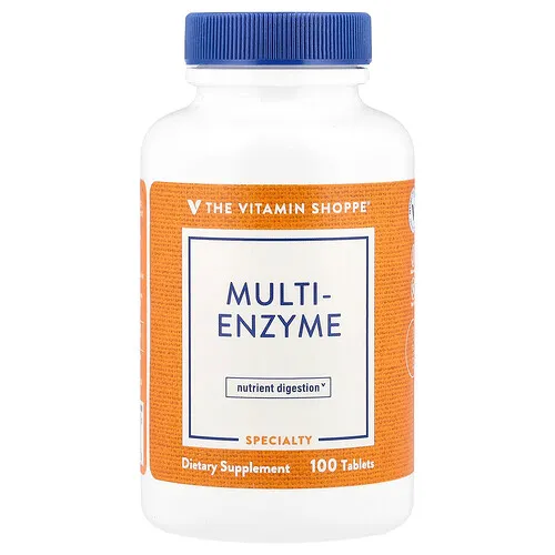 The Vitamin Shoppe, Multienzimas, 100 comprimidos