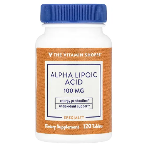 The Vitamin Shoppe, Ácido alfa-lipoico, 120 comprimidos