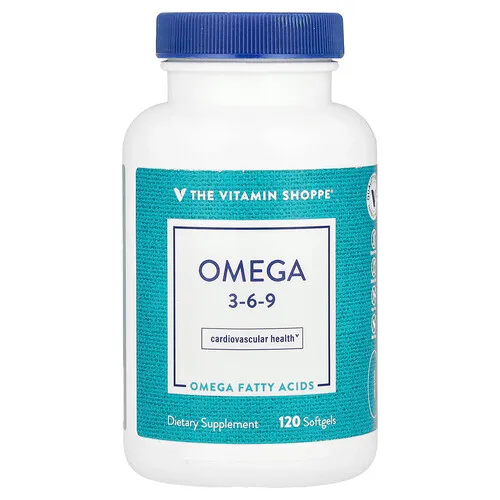 The Vitamin Shoppe, Omega 3-6-9, 120 cápsulas blandas