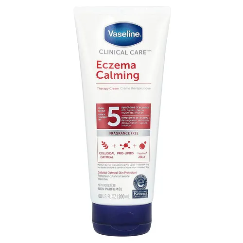 Vaseline, Clinical Care™, Crema calmante para el tratamiento del eccema, Sin fragancia, 200 ml (6,8 oz. líq.)