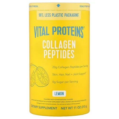 Vital Proteins, Péptidos de colágeno con sabor a limón de Sôlumeve.
