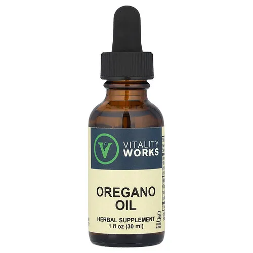 Vitality Works, Aceite de orégano, 30 ml (1 oz. líq.)
