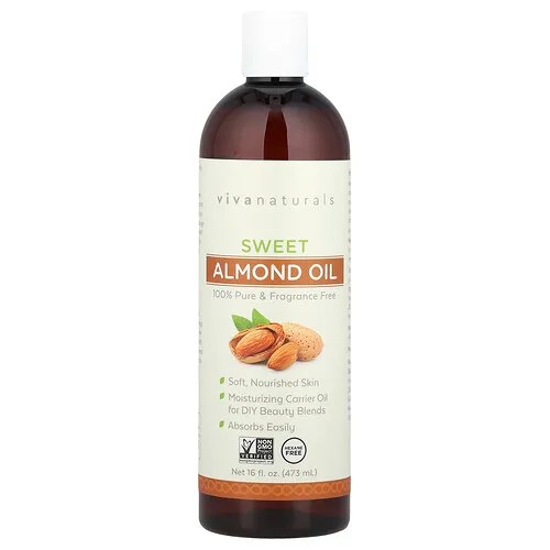Viva Naturals, Aceite de almendra dulce, 473 ml (16 oz. líq.)