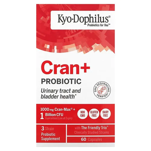 Kyolic, Kyo-Dophilus, Arándano rojo más probióticos, 60 cápsulas
