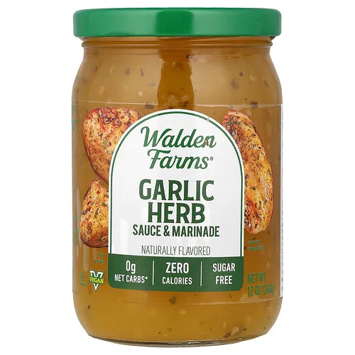 Walden Farms, Salsa y marinada de ajo y hierbas, 340 g (12 oz)