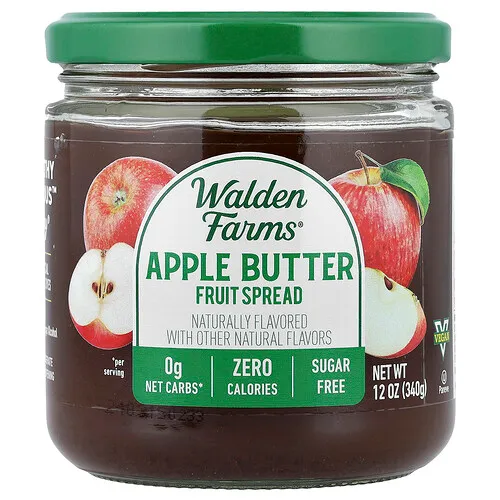 Walden Farms, Manteca de manzana, Mermelada de fruta, 12 oz (340 g)