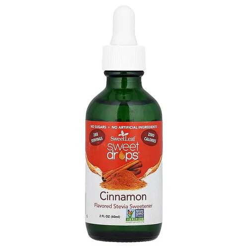 SweetLeaf Stevia, Sweet Drops®, Canela, 60 ml (2 oz. líq.)