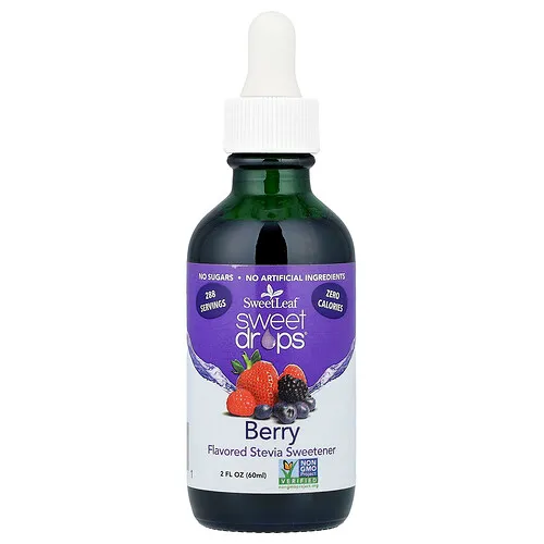 SweetLeaf Stevia, Sweet Drops, Bayas, 60 ml (2 oz. líq.)
