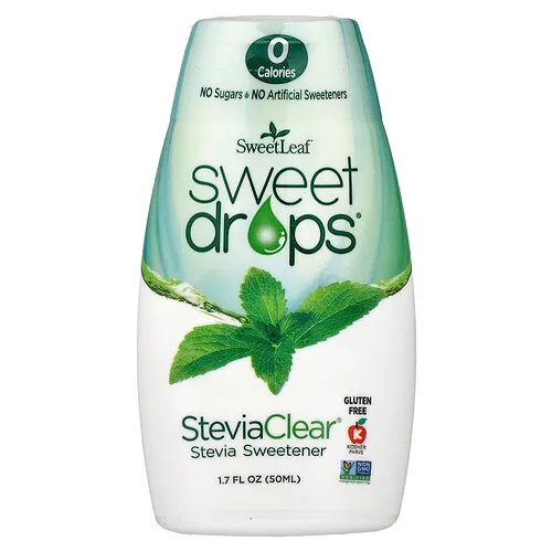 SweetLeaf Stevia, Sweet Drops®, SteviaClear®, 50 ml (1,7 oz. líq.)