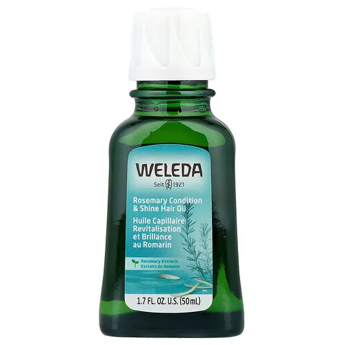 Weleda, Aceite para acondicionar y dar brillo al cabello, Extractos de romero, 50 ml (1,7 oz. líq.)