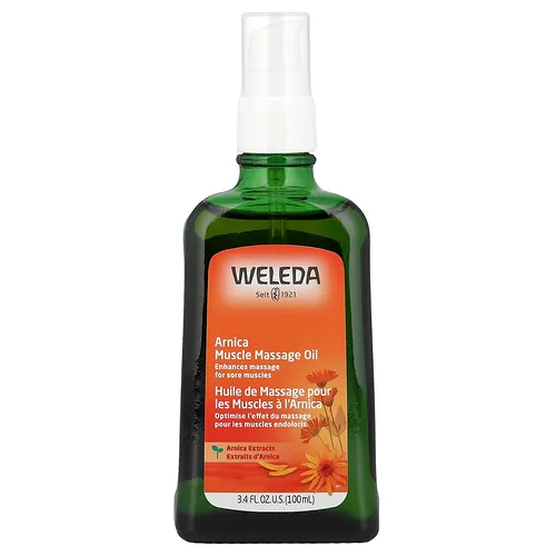 Weleda, Aceite para masajes musculares con árnica, 100 ml (3,4 oz. líq.)