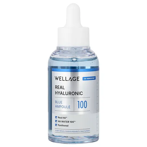 Wellage, Ampolla con azul hialurónico real 100, 60 ml (2,02 oz. líq.)