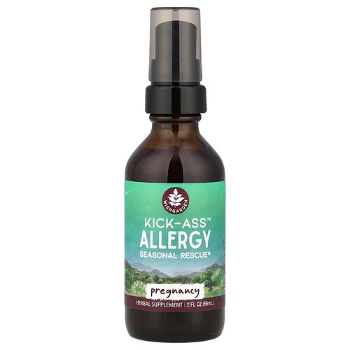 WishGarden Herbs, Kick-Ass™, Suplemento para la alergia, Embarazo, 59 ml (2 oz. líq.)