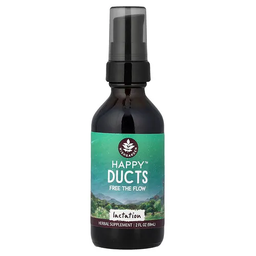WishGarden Herbs, Happy™ Ducts Free The Flow, 59 ml (2 oz. líq.)