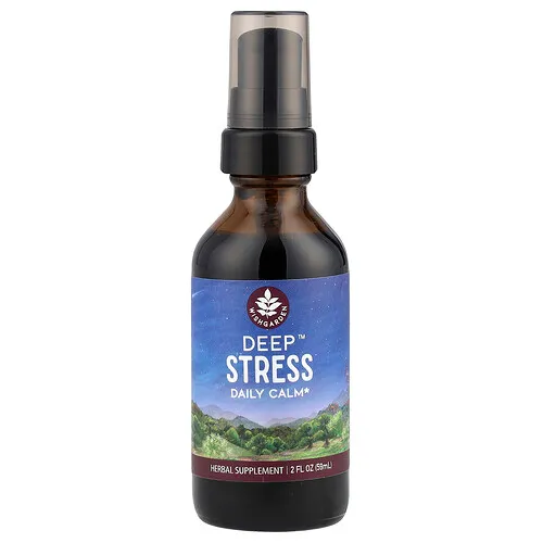 WishGarden Herbs, Deep Stress™, Calma diaria para el estrés profundo, 59 ml (2 oz. líq.)