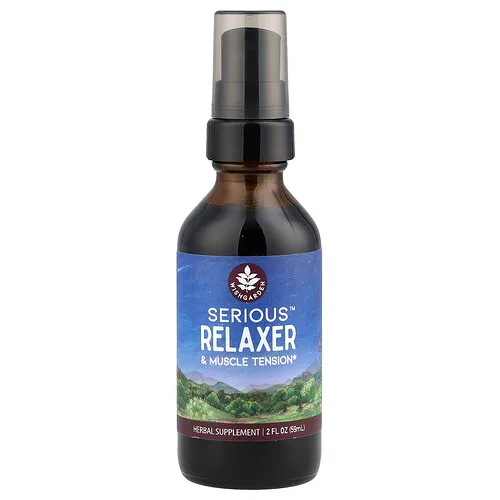WishGarden Herbs, Relajante y tensor muscular Serious™, 59 ml (2 oz. líq.)