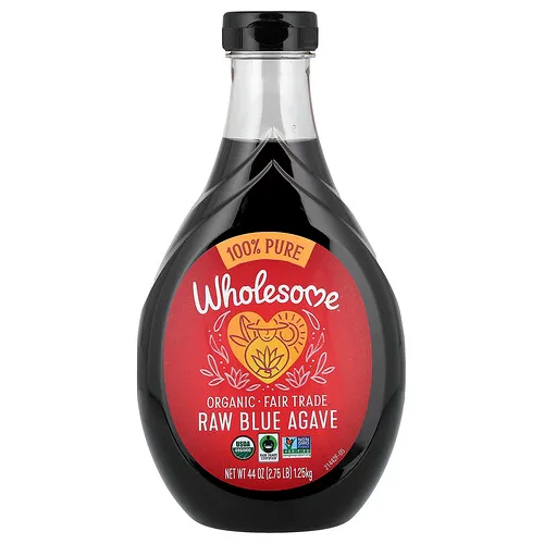 Wholesome Sweeteners, Agave azul crudo orgánico, 1,25 kg (44 oz)
