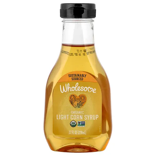 Wholesome Sweeteners, Jarabe de maíz orgánico ligero`` 228 g (7,7 oz. Líq.)