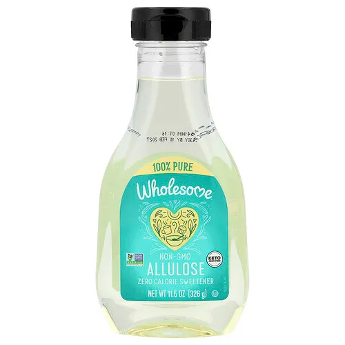 Wholesome Sweeteners, Alulosa, Endulzante líquido con cero calorías, 326 g (11,5 oz)