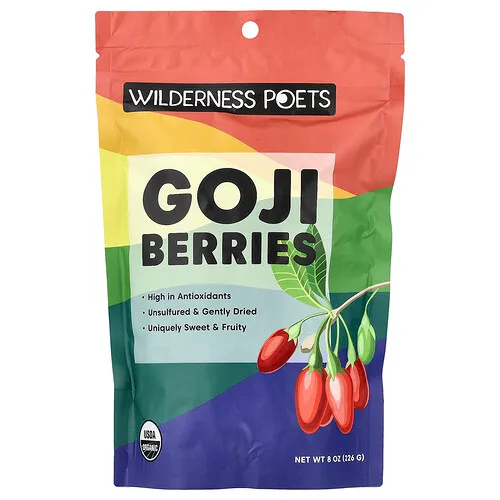 Wilderness Poets, Bayas de goji, 226 g (8 oz)