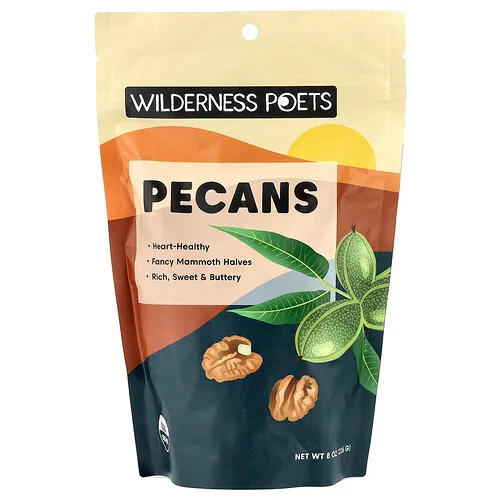 Wilderness Poets, Pacanas, 226 g (8 oz)