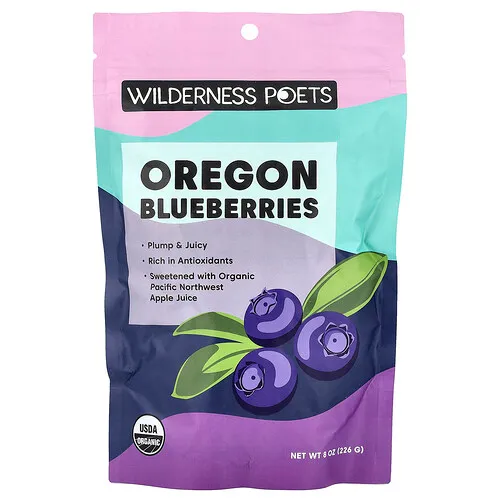 Wilderness Poets, Arándanos de Oregón, 226 g (8 oz)