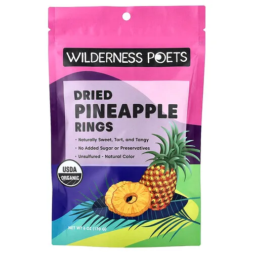 Wilderness Poets, Anillos de piña deshidratada, 170 g (6 oz)
