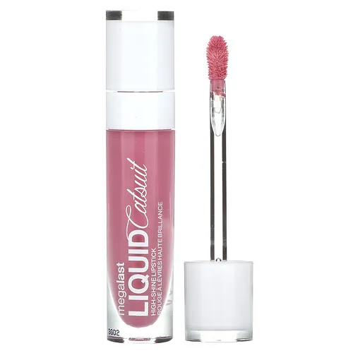 wet n wild, MegaLast, Catsuit líquido, Lápiz labial de alto brillo, 942B Alerta de coqueteo, 5,7 g (0,2 oz)