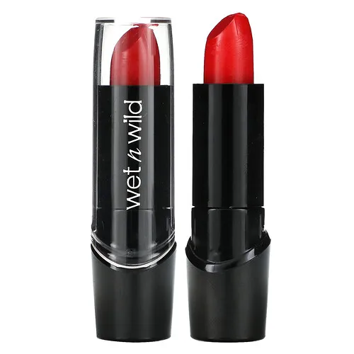 wet n wild, Barra de labios Silk Finish, 540A Hot Red`` 3,6 g (0,13 oz)