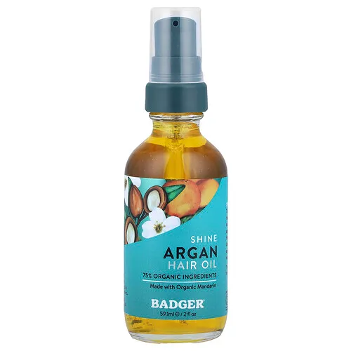 Badger, Aceite de argán para el cabello, 59,1 ml (2 oz. líq.)