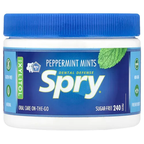 Xlear, Spry®, Mentas, 240 piezas (144 g)