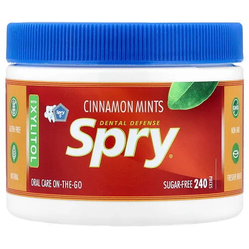 Xlear, Spry®, Mentas y canela, 240 piezas