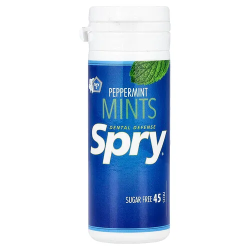 Xlear, Mentas Dental Defense Spry®, Menta, 45 piezas