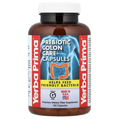 Yerba Prima, Prebiotic Colon Care, 180 cápsulas
