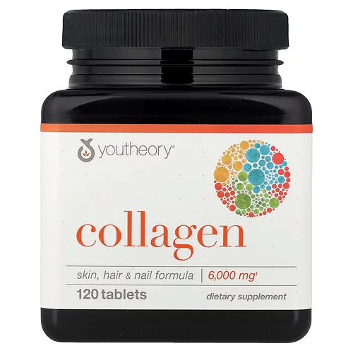 Youtheory, Colágeno, 120 comprimidos