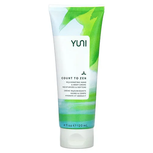 Yuni Beauty, Count to Zen, Crema rejuvenecedora para las manos y el cuerpo, 118 ml (4 oz. líq.)