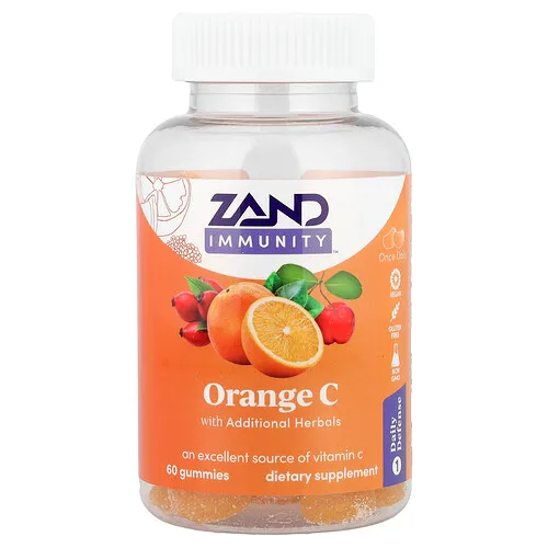 Zand, Immunity™, Gomitas de naranja con vitamina C, 60 gomitas