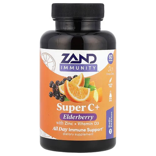 Zand, Refuerzo inmunitario, Súper vitamina C y saúco con zinc, vitamina D3, 60 comprimidos