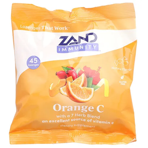 Zand, Refuerzo inmunitario, Vitamina C de naranja natural, 45 pastillas