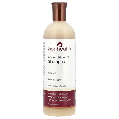 Zion Health, Adama, champú de minerales ancestrales, original, flor de pera, 16 fl. Oz (473 ml)