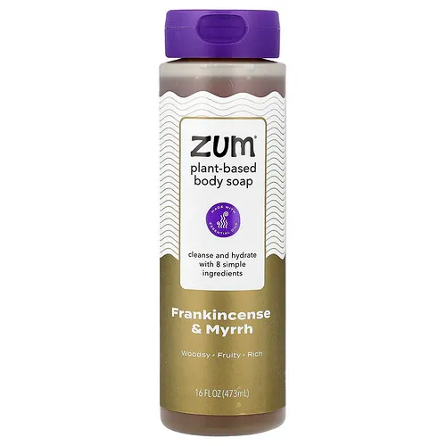 ZUM, Jabón corporal de origen vegetal, Árbol del incienso y mirra, 473 ml (16 oz. líq.)