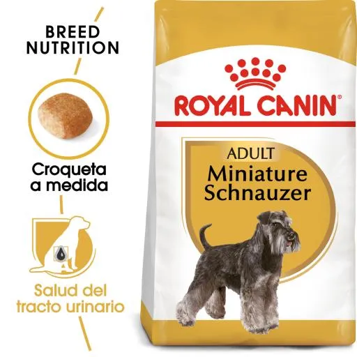 Miniature Schnauzer Adult Pienso para Perro Adulto de Raza 3 Kg