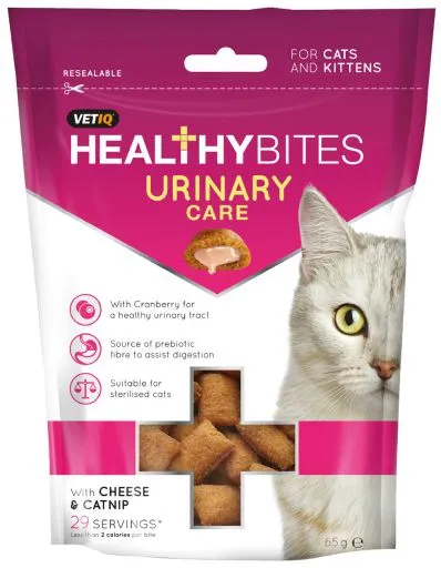 4x65 GR Snack Healthy Bites Urinary para Gatos