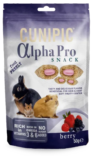 Snacks Alpha Pro de Frutos del Bosque 50 GR