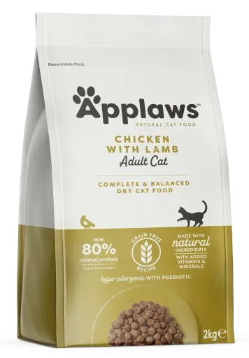 Pienso Sin Cereales de Pollo y Cordero para Gatos 400 GR