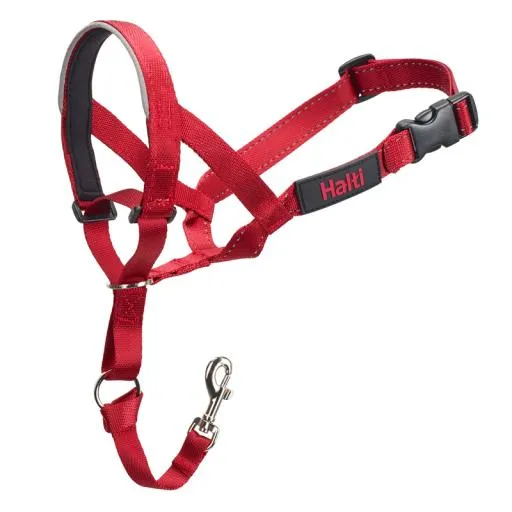 Bozal Antitirones Head Collar Rojo para Perros T-1