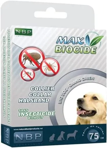 Collar Antiparasitario Biocide para Perros 75 cm